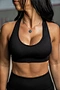 cross back sports bra